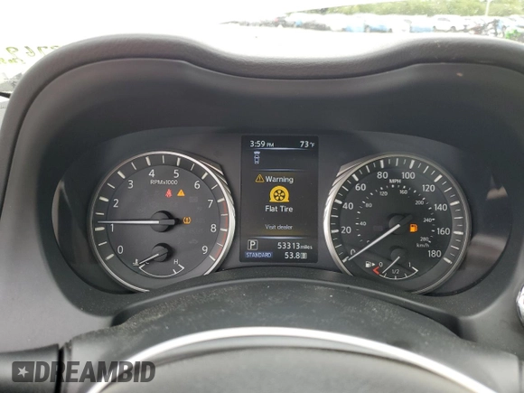 2019 Infiniti Q50 Luxe с VIN JN1EV7AR7KM556320, выставлен на аукционе Copart как лот 61196085 с пробегом 53 313 миль миль и Списание • Salvage title. История ставок и продаж доступна на DreamBid. Изображение 9.