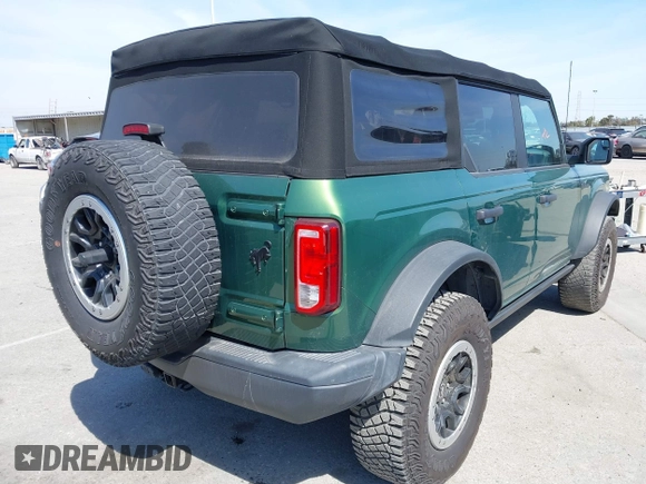 2022 Ford Bronco with VIN 1FMDE5DH2NLB04197, listed as a IAAI auction lot 41848614 with 39,778 mi miles and . Bid and sale history available at DreamBid. Image 4.