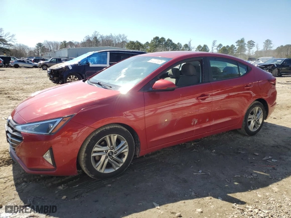 2020 Hyundai Elantra SEL with VIN 5NPD84LF3LH535221, listed as a Copart auction lot 47233695 with 112,566 mi miles and Salvage Title. Bid and sale history available at carsss.com. Image 1.