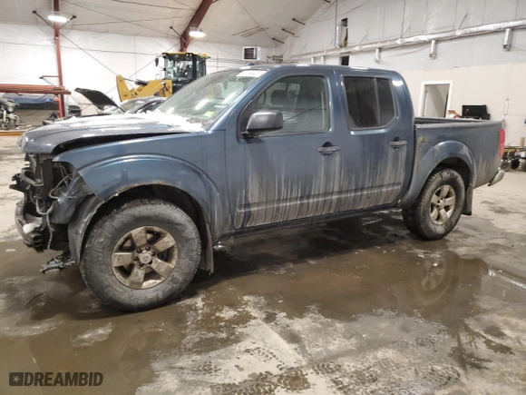 2013 Nissan Frontier SV with VIN 1N6AD0EV8DN716065, listed as a Copart auction lot 43198225 with 0 mi miles and Salvage Title. Bid and sale history available at carsss.com. Image 1.