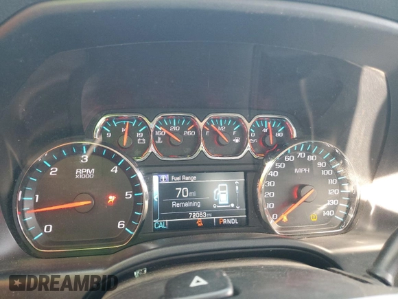 2018 Chevrolet Silverado 1500 LT with VIN 3GCPCREC1JG412907, listed as a Copart auction lot 51138915 with 72,063 mi miles and Salvage Title. Bid and sale history available at DreamBid. Image 9.