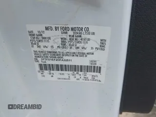 2013 Ford F-150 XL с VIN 1FTFX1EF2DFA32511, выставлен на аукционе IAAI как лот 42548852 с пробегом 119 498 миль миль и . История ставок и продаж доступна на DreamBid. Изображение 9.