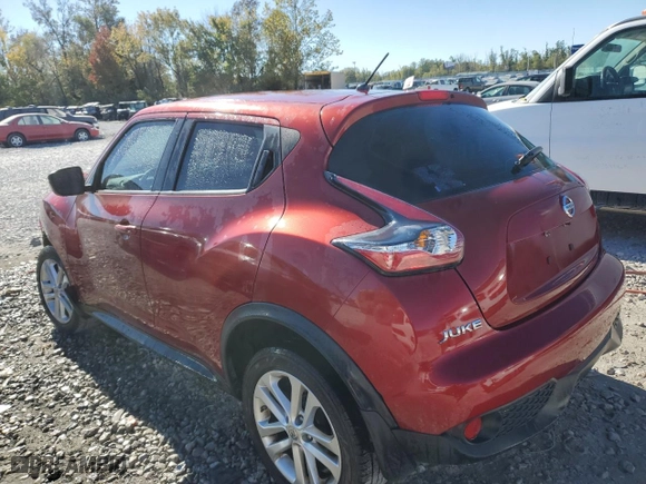 2015 Nissan Juke S with VIN JN8AF5MR0FT500924, listed as a Copart auction lot 76079704 with 173,568 mi miles and Salvage Title. Bid and sale history available at carsss.com. Image 2.