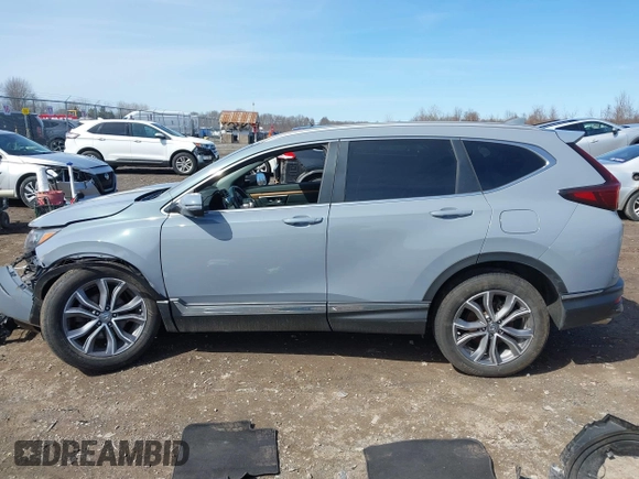 2022 Honda CR-V Touring with VIN 2HKRW2H98NH607066, listed as a IAAI auction lot 41952008 with 49,554 mi miles. Bid and sale history available at carsss.com. Image 15.