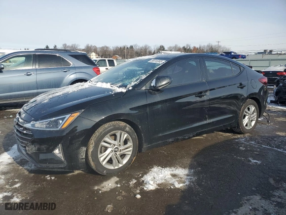 2020 Hyundai Elantra Value Edition with VIN 5NPD84LF7LH600751, listed as a Copart auction lot 47467535 with 35,003 mi miles and Salvage Title. Bid and sale history available at carsss.com. Image 1.