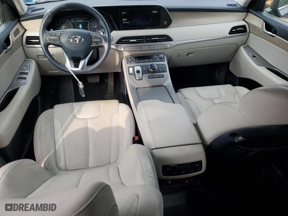 2021 Hyundai Palisade SEL with VIN KM8R4DHE5MU312084, listed as a Copart auction lot 51227645 with 44,256 mi miles and Salvage Title. Bid and sale history available at carsss.com. Image 8.