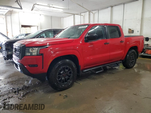 2022 Nissan Frontier SV with VIN 1N6ED1EK3NN606300, listed as a Copart auction lot 55422635 with 63,036 mi miles and Salvage title. Bid and sale history available at DreamBid. Image 1.