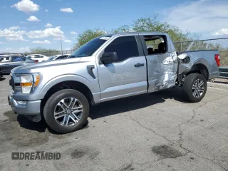 2021 Ford F-150 XL z VIN 1FTEW1EP0MFC50549, wystawiony jako Copart lot #60127565 z przebiegiem 92 078 mil mil oraz Szkoda całkowita • Salvage title. Historia ofert i sprzedaży dostępna na DreamBid. Obrazek 1.