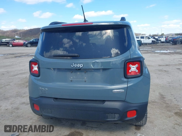 2017 Jeep Renegade Altitude with VIN ZACCJBBBXHPG59178, listed as a IAAI auction lot 41962497 with 126,062 mi miles and . Bid and sale history available at DreamBid. Image 16.