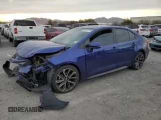 2020 Toyota Corolla SE with VIN 5YFS4RCE4LP039886, listed as a Copart auction lot 50022175 with 40,652 mi miles and Salvage Title. Bid and sale history available at carsss.com. Image 1.