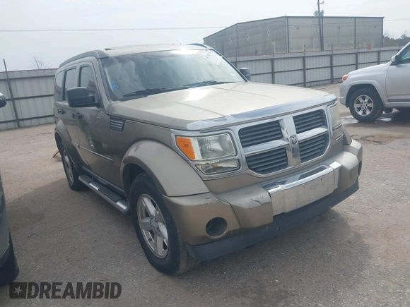 2007 Dodge Nitro SLT with VIN 1D8GT58K87W545963, listed as a IAAI auction lot 41703284 with Not Provided miles. Bid and sale history available at carsss.com. Image 1.