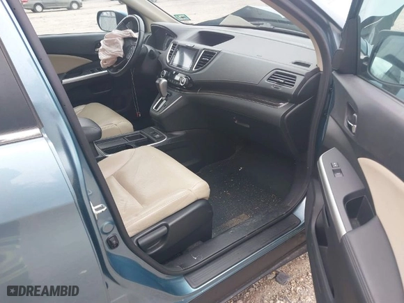 2016 Honda CR-V EX-L with VIN 2HKRM4H71GH667192, listed as a IAAI auction lot 41737621 with 58,815 mi miles. Bid and sale history available at carsss.com. Image 5.