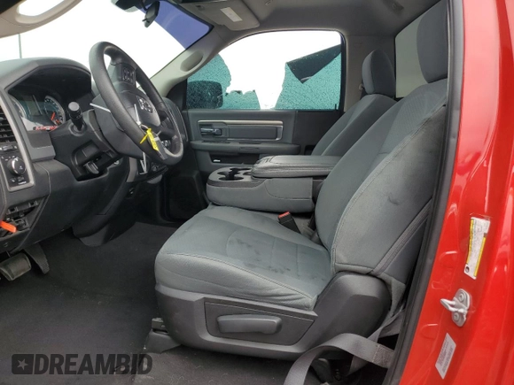 2017 Ram 1500 Express with VIN 3C6JR6AT9HG745754, listed as a Copart auction lot 47982095 with 56,973 mi miles and Salvage title. Bid and sale history available at DreamBid. Image 7.