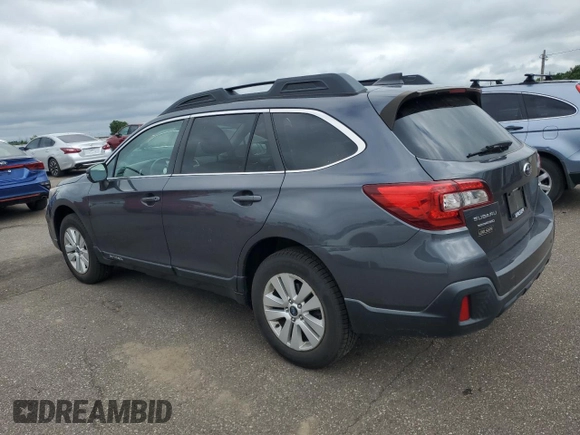 2019 Subaru Outback Premium with VIN 4S4BSAFC5K3376488, listed as a Copart auction lot 60684205 with 56,831 mi miles and Salvage title. Bid and sale history available at DreamBid. Image 2.