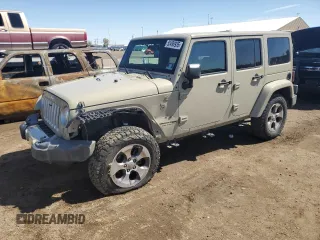 2018 Jeep Wrangler Unlimited Sahara z VIN 1C4BJWEG3JL832883, wystawiony jako Copart lot #55490935 z przebiegiem 83 766 mil mil oraz Szkoda całkowita • Salvage title. Historia ofert i sprzedaży dostępna na DreamBid. Obrazek 1.