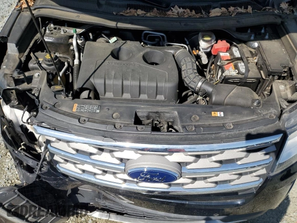2018 Ford Explorer XLT with VIN 1FM5K7DH8JGC02629, listed as a Copart auction lot 50607615 with 71,018 mi miles and Salvage Title. Bid and sale history available at DreamBid. Image 14.