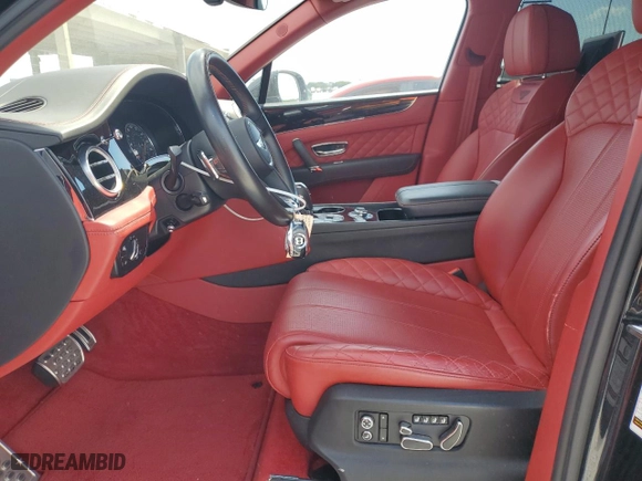 2017 Bentley Bentayga W12 with VIN SJAAC2ZV5HC013960, listed as a Copart auction lot 53608545 with 34,698 mi miles and Salvage Title. Bid and sale history available at carsss.com. Image 7.