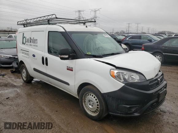 2018 Ram ProMaster City Cargo Tradesman with VIN ZFBERFAB4J6H40878, listed as a Copart auction lot 49410505 with 192,038 mi miles and Salvage Title. Bid and sale history available at carsss.com. Image 4.