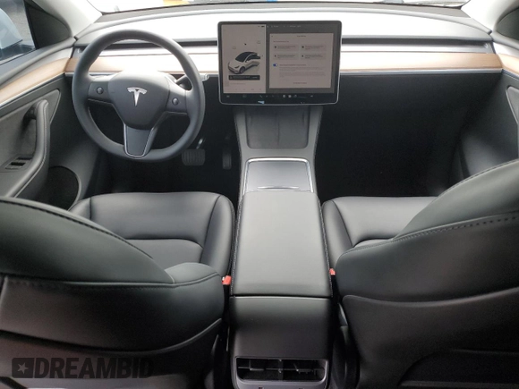 2024 Tesla Model Y Long Range with VIN 7SAYGDEE8RF088808, listed as a Copart auction lot 50406865 with 8,150 mi miles and Salvage title. Bid and sale history available at DreamBid. Image 8.