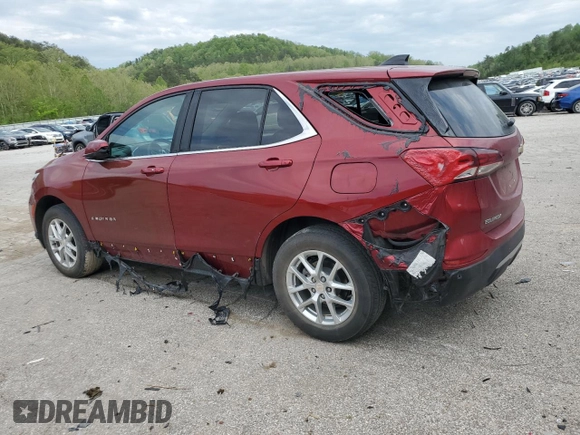 2023 Chevrolet Equinox LT z VIN 3GNAXUEGXPS150110, wystawiony jako Copart lot #54432245 z przebiegiem 37 486 mil mil oraz Szkoda całkowita • Salvage title. Historia ofert i sprzedaży dostępna na DreamBid. Obrazek 2.