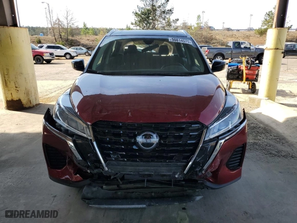 2023 Nissan Kicks SV with VIN 3N1CP5CV5PL482199, listed as a Copart auction lot 50814575 with 43,130 mi miles and Salvage Title. Bid and sale history available at carsss.com. Image 5.