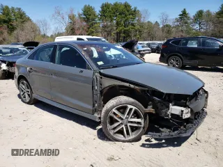 2018 Audi A3 Sedan Premium Plus with VIN WAUJ8GFF4J1012145, listed as a Copart auction lot 52638154 with 72,270 mi miles. Bid and sale history available at carsss.com. Image 4.