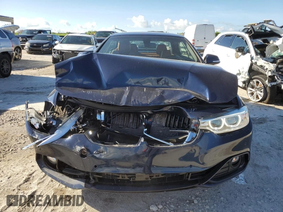 2017 BMW 4 Series 430i xDrive with VIN WBA4U9C3XH5H64601, listed as a Copart auction lot 72721464 with 27,495 mi miles and Salvage title. Bid and sale history available at DreamBid. Image 5.