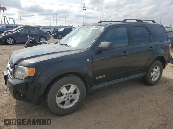 2008 Ford Escape XLT with VIN 1FMCU931X8KD85671, listed as a Copart auction lot 60652235 with 138,499 mi miles and Clean title. Bid and sale history available at DreamBid. Image 1.