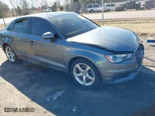 2016 Audi A3 2.0T Premium with VIN WAUB8GFFXG1039668, listed as a IAAI auction lot 41564157 with 174,000 mi miles. Bid and sale history available at carsss.com. Image 1.