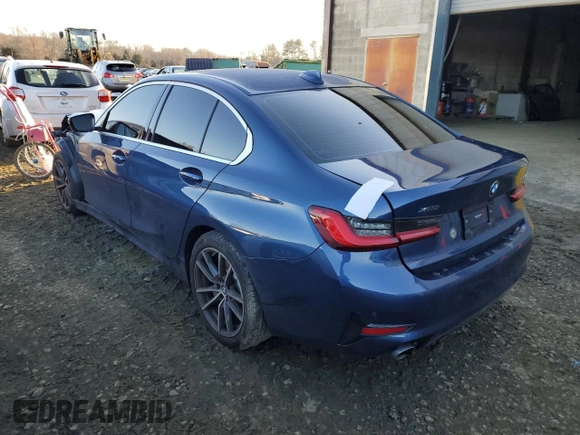 2021 BMW 3 Series 330i xDrive with VIN 3MW5R7J04M8B77842, listed as a Copart auction lot 67877992 with 24,311 mi miles. Bid and sale history available at carsss.com. Image 2.
