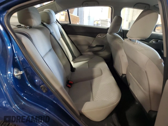 2015 Honda Civic LX with VIN 19XFB2F53FE279110, listed as a Copart auction lot 54827215 with Not Provided miles and Salvage Title. Bid and sale history available at carsss.com. Image 10.
