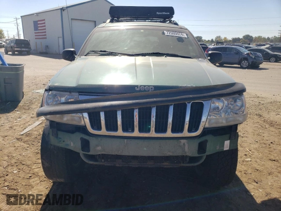 1999 Jeep Grand Cherokee Limited with VIN 1J4GW68SXXC581130, listed as a Copart auction lot 43532245 with 265,886 mi miles and Salvage Title. Bid and sale history available at carsss.com. Image 5.