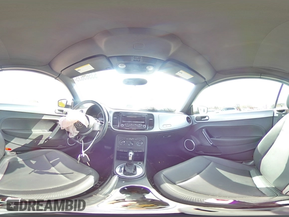 2013 Volkswagen Beetle 2.5L with VIN 3VW5P7AT0DM821280, listed as a Copart auction lot 53565635 with 94,969 mi miles and Salvage Title. Bid and sale history available at DreamBid. Image 15.