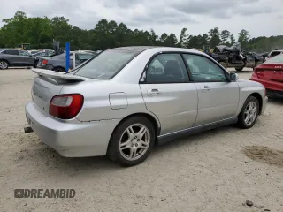 2003 Subaru Impreza WRX z VIN JF1GD29693G502612, wystawiony jako Copart lot #59240345 z przebiegiem 138 915 mil mil oraz Czysty tytuł • Clean title. Historia ofert i sprzedaży dostępna na DreamBid. Obrazek 3.