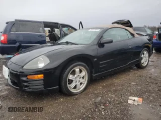 2001 Mitsubishi Eclipse GT with VIN 4A3AE85H01E048182, listed as a Copart auction lot 38087884 with 113,205 mi miles and Clean Title. Bid and sale history available at carsss.com. Image 1.