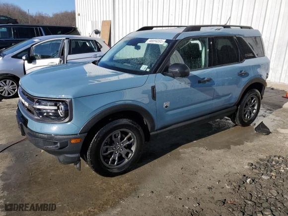 2021 Ford Bronco Sport Big Bend with VIN 3FMCR9B64MRA20715, listed as a Copart auction lot 46694595 with 43,471 mi miles and Salvage Title. Bid and sale history available at carsss.com. Image 1.