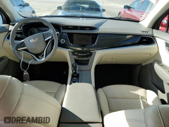 2021 Cadillac XT6 Premium Luxury with VIN 1GYKPCRS3MZ225034, listed as a Copart auction lot 73778594 with 0 mi miles and Non Repairable. Bid and sale history available at carsss.com. Image 8.