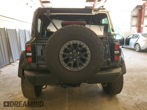 2024 Ford Bronco Raptor with VIN 1FMEE0RR7RLA82860, listed as a Copart auction lot 61794225 with 8,904 mi miles and Salvage title. Bid and sale history available at DreamBid. Image 6.