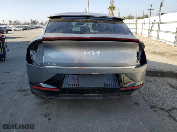 2024 Kia EV6 Wind with VIN KNDC34LA3R5169056, listed as a Copart auction lot 42963505 with 36,354 mi miles and Salvage Title. Bid and sale history available at carsss.com. Image 6.
