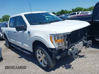 2021 Ford F-150 XL with VIN 1FTFW1E88MFB53595, listed as a IAAI auction lot 42460429 with 105,229 mi miles and . Bid and sale history available at DreamBid. Image 1.