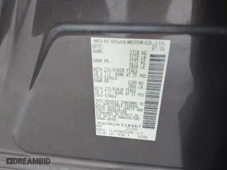 2016 Nissan Murano S with VIN 5N1AZ2MG5GN158467, listed as a IAAI auction lot 41545977 with 143,146 mi miles. Bid and sale history available at carsss.com. Image 9.