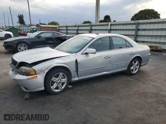 2002 Lincoln LS w/Base Pkg with VIN 1LNHM87A52Y648308, listed as a Copart auction lot 46311065 with 84,684 mi miles and Salvage Title. Bid and sale history available at carsss.com. Image 1.