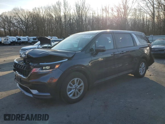2023 Kia Carnival LX with VIN KNDNB4H39P6278991, listed as a Copart auction lot 84914294 with 25,101 mi miles and Salvage Title. Bid and sale history available at carsss.com. Image 1.