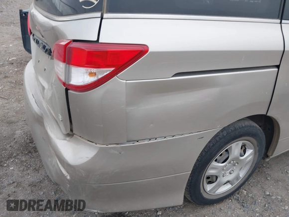 2012 Nissan Quest SL with VIN JN8AE2KP3C9041495, listed as a IAAI auction lot 40862428 with 204,371 mi miles. Bid and sale history available at carsss.com. Image 15.