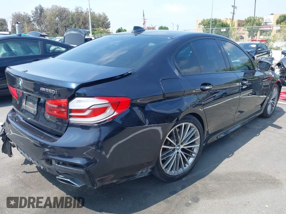 2018 BMW 5 Series 530i with VIN WBAJA5C51JG898278, listed as a IAAI auction lot 42595701 with 96,777 mi miles and . Bid and sale history available at DreamBid. Image 4.