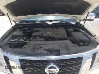 2018 Nissan Armada SL with VIN JN8AY2ND3JX003007, listed as a Copart auction lot 55329714 with 105,879 mi miles and Clean Title. Bid and sale history available at carsss.com. Image 12.