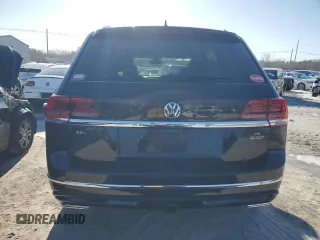 2019 Volkswagen Atlas SEL R-Line with VIN 1V2RR2CA3KC546952, listed as a Copart auction lot 46692645 with 64,416 mi miles and Salvage title. Bid and sale history available at DreamBid. Image 6.