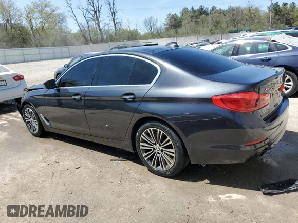 2018 BMW 5 Series 530i xDrive z VIN WBAJA7C50JG909279, wystawiony jako Copart lot #56416235 z przebiegiem Nie podano mil oraz Nie do naprawy • Non repairable. Historia ofert i sprzedaży dostępna na DreamBid. Obrazek 2.