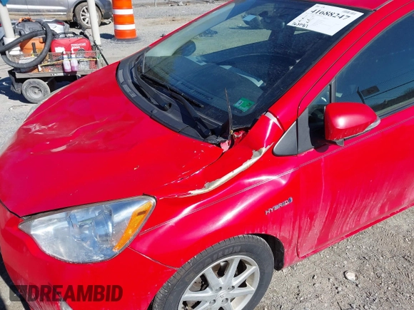 2012 Toyota Prius One with VIN JTDKDTB30C1502723, listed as a IAAI auction lot 41688247 with 162,087 mi miles and . Bid and sale history available at DreamBid. Image 17.