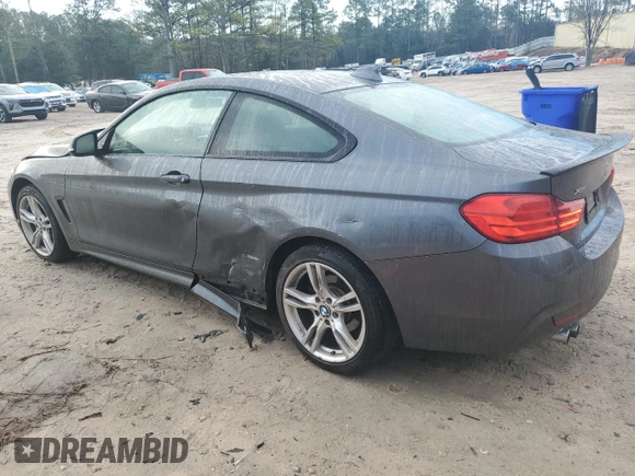 2015 BMW 4 Series 428i xDrive with VIN WBA3N5C59FK198817, listed as a Copart auction lot 50234525 with 134,233 mi miles and Salvage title. Bid and sale history available at DreamBid. Image 2.